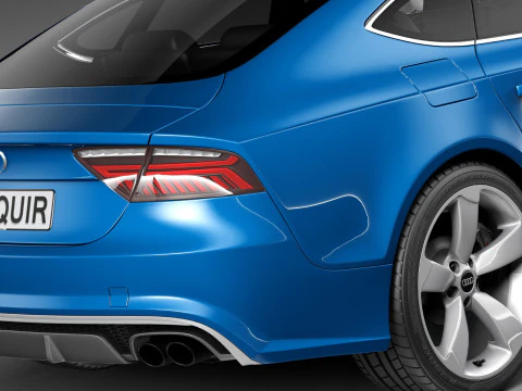 Audi S7 Sportback 2015 3D Model