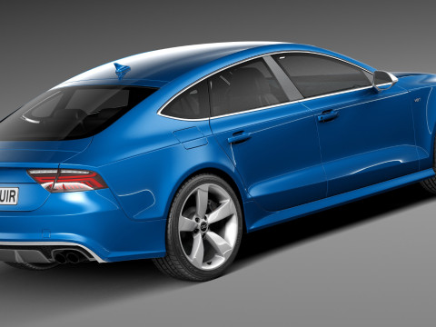 Audi S7 Sportback 2015 3D 模型