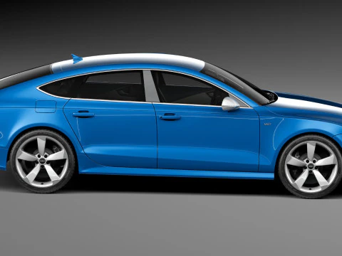 Audi S7 Sportback 2015 3D Model