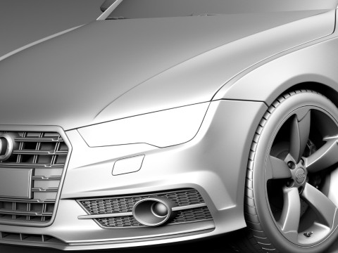 Audi S7 Sportback 2015 3D 模型
