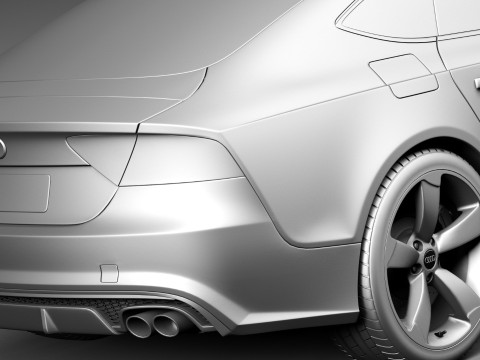 Audi S7 Sportback 2015 3D 模型