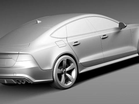 Audi S7 Sportback 2015 3D Model