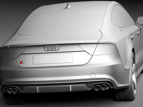 Audi S7 Sportback 2015 3D 模型