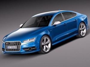 Audi S7 Sportback 2015 3D Model