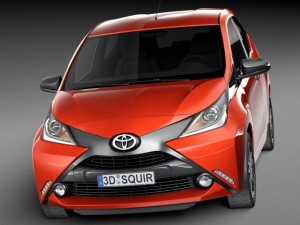 Toyota Aygo 2015 Modelo 3D