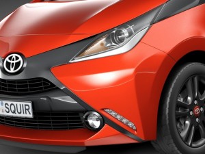 Toyota Aygo 2015 Modelo 3D