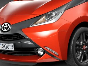 Toyota Aygo 2015 3D Model