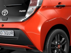 Toyota Aygo 2015 3D Model