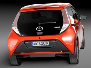 Toyota Aygo 2015 Modelo 3D