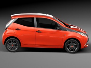 Toyota Aygo 2015 Modelo 3D