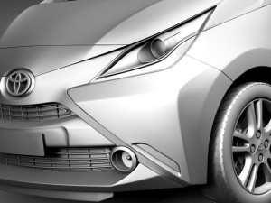 Toyota Aygo 2015 Modelo 3D