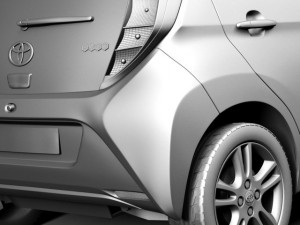 Toyota Aygo 2015 Modelo 3D