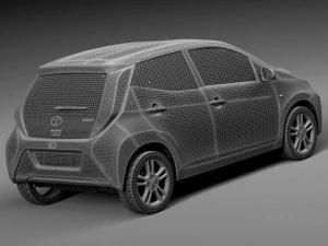 Toyota Aygo 2015 3D Model