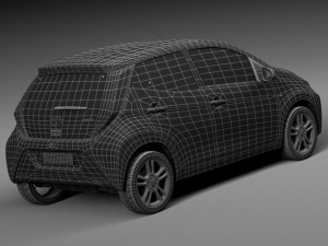 Toyota Aygo 2015 Modelo 3D