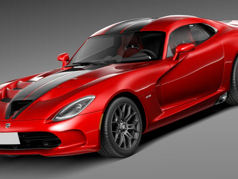 Dodge SRT Viper 2013 3D Model