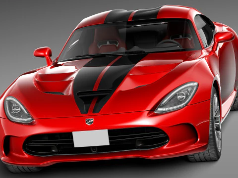 Dodge SRT Viper 2013 3D Model