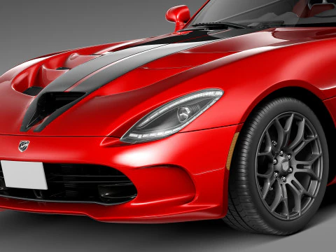 Dodge SRT Viper 2013 3D Model