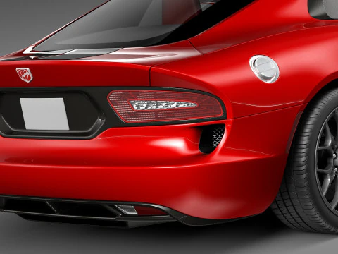 Dodge SRT Viper 2013 3D Model