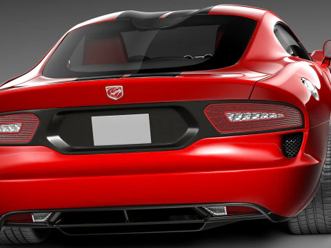 Dodge SRT Viper 2013 3D Model