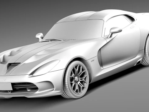 Dodge SRT Viper 2013 3D Model