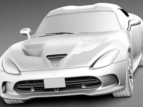 Dodge SRT Viper 2013 3D Model