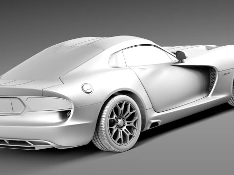 Dodge SRT Viper 2013 3D Model