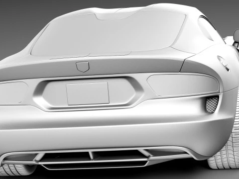 Dodge SRT Viper 2013 3D Model