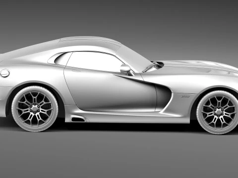 Dodge SRT Viper 2013 3D Model