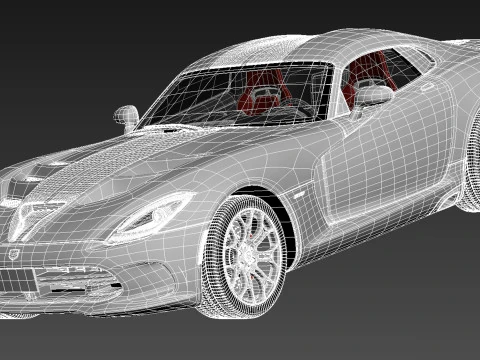 Dodge SRT Viper 2013 3D Model