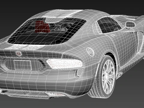 Dodge SRT Viper 2013 3D Model