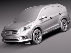 Honda CRV 2014 Euro Model 3D