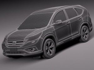 Honda CRV 2014 Euro Model 3D