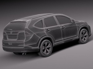 Honda CRV 2014 Euro Model 3D