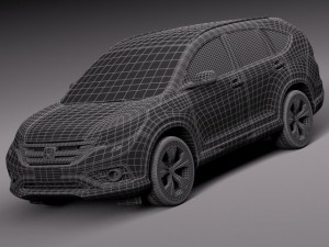 Honda CRV 2014 Euro Model 3D