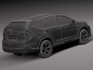 Honda CRV 2014 Euro Model 3D