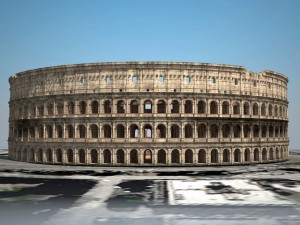 Roman Colosseum Ruins 3Dモデル