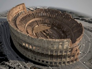 Roman Colosseum Ruins 3D Модель