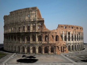 Roman Colosseum Ruins 3D Модель