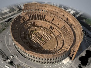 Roman Colosseum Ruins 3D Модель