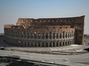 Roman Colosseum Ruins 3D Модель