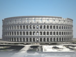 Roman Colosseum Ruins 3D Модель