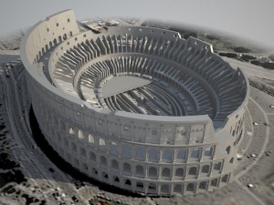 Roman Colosseum Ruins 3D Модель