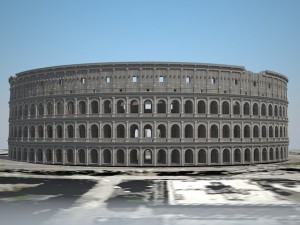 Roman Colosseum Ruins 3D Модель
