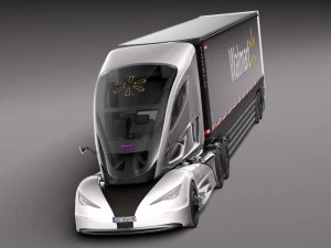 Walmart Truck 2015 3D Model