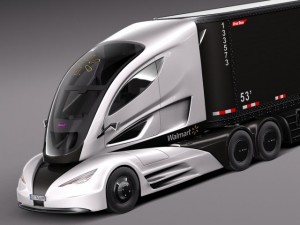 Walmart Truck 2015 3Dモデル