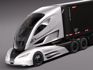 Walmart Truck 2015 3D Model