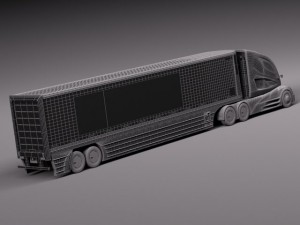Walmart Truck 2015 3Dモデル