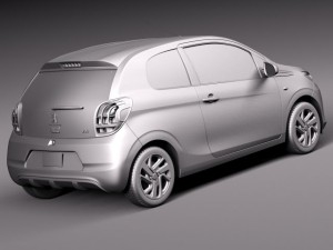 Peugeot 108 3-door 2015 3D मॉडल