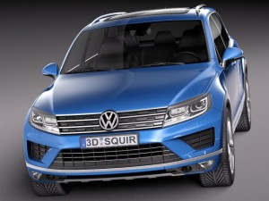Volkswagen Touareg 2015 3D Модель