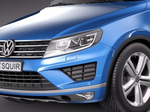 Volkswagen Touareg 2015 3D Модель